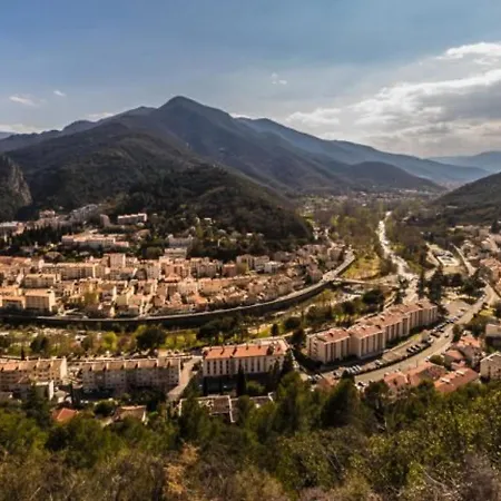 Avec Terrasse, Parking Et Wifi - Proche Cure Et Centre - Fr-1-703-74 Apartmán Amélie-les-Bains-Palalda