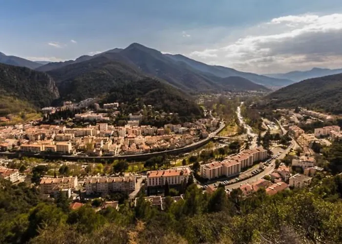 Avec Terrasse, Parking Et Wifi - Proche Cure Et Centre - Fr-1-703-74 Apartman Amélie-les-Bains-Palalda